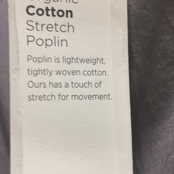 Eileen Fisher Cotton Stretch Poplin Wide  Pant 3X - Picture 2 of 4